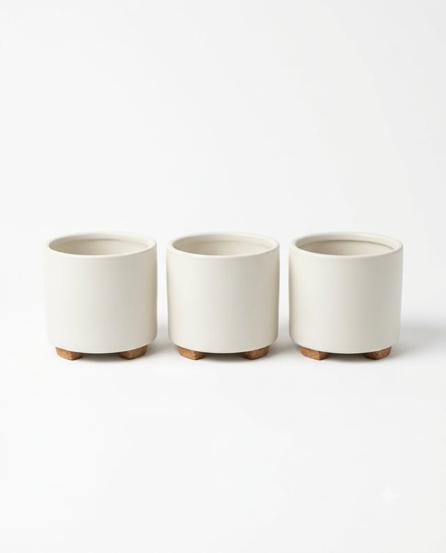 Desk Planter, Trio — studio view