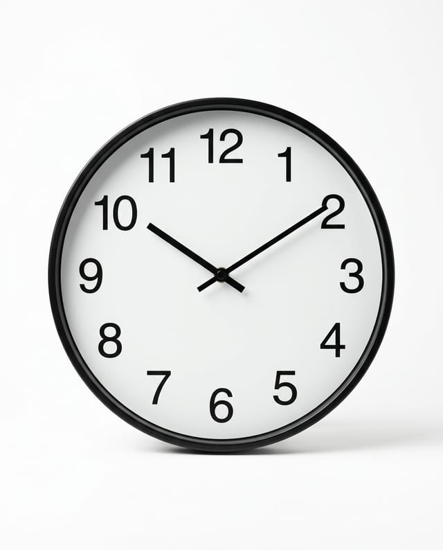 Station Clock — studio view