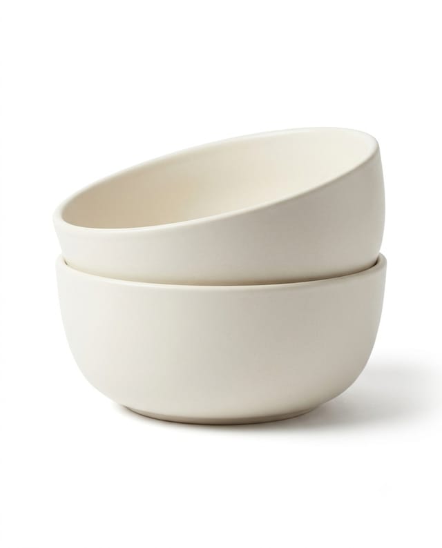 Field Bowl, Set of Two — studio view